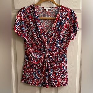 CHAUS NY~VIBRANT BLOUSE~M
